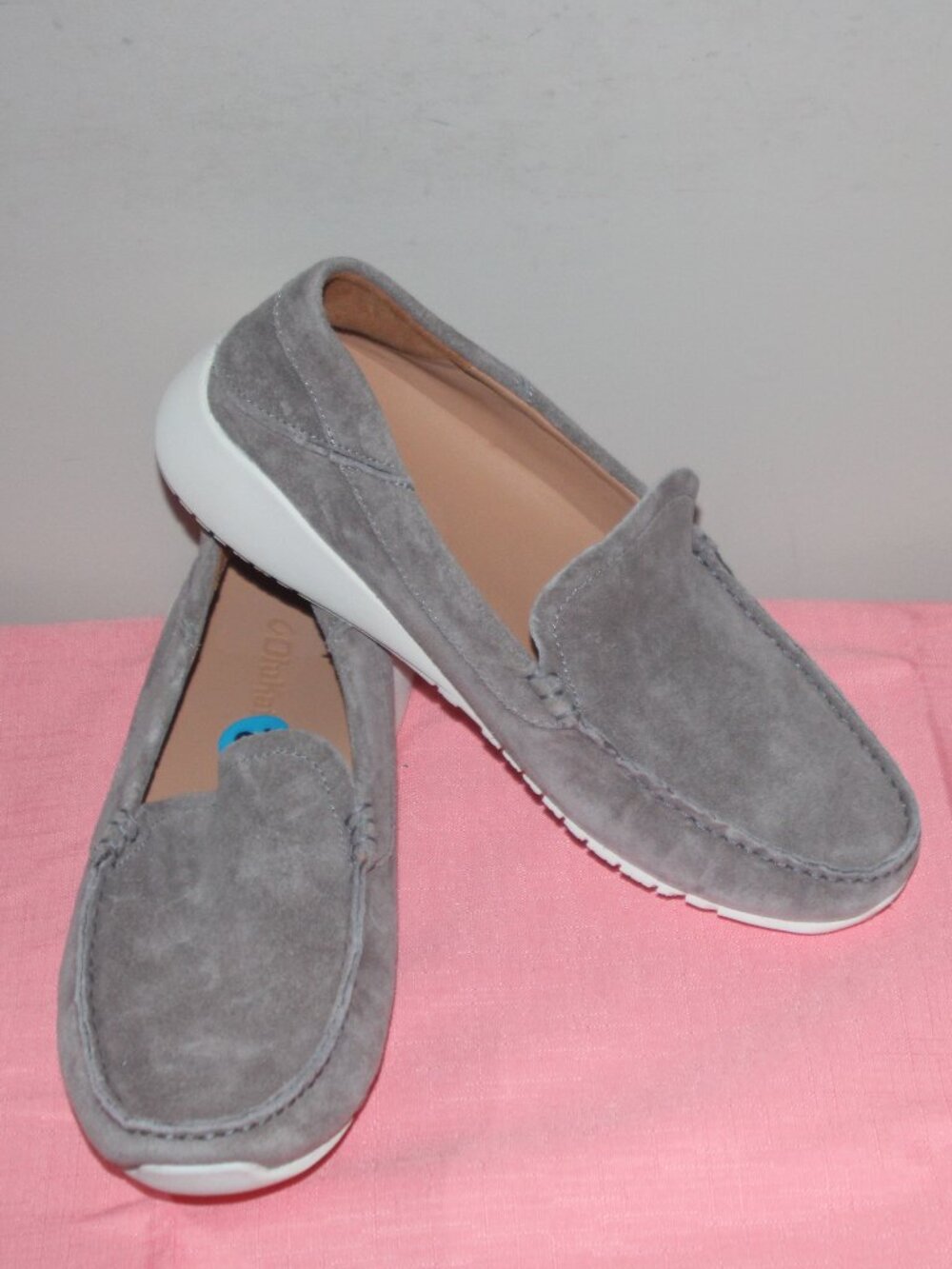 10a LN MENS OLUKAI SLIP ON SHOES - TAN LEATHER - 10